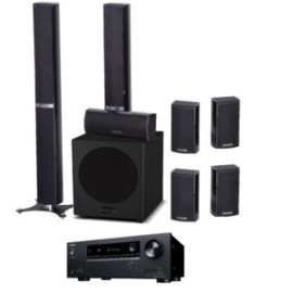 Kit Amplificador Onkyo TXSR494 con Bocinas Wharfedale Achromatic 7.1